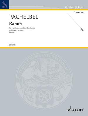 Pachelbel, Johann: Canon D major