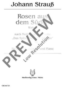 Strauß (Son), Johann: Rosen aus dem Süden op. 388