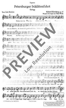 Eilenberg, Richard: Petersburger Schlittenfahrt op. 57