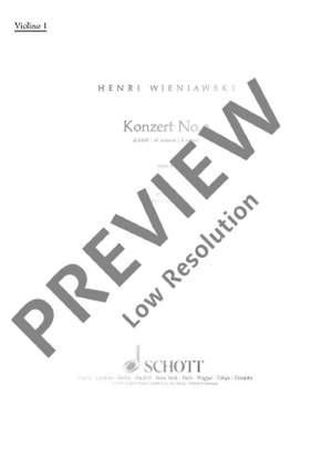 Wieniawski, Henryk: Violin Concerto No. 2 in D Minor op. 22