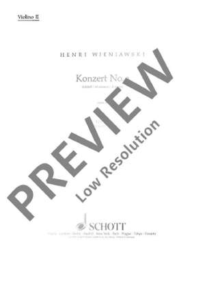 Wieniawski, Henryk: Violin Concerto No. 2 in D Minor op. 22