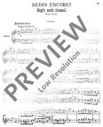 Eilenberg, Richard: Sag's noch einmal op. 179 Product Image
