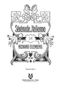 Eilenberg, Richard: Italian Serenade op. 227