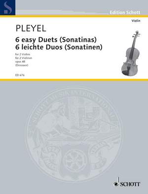 Pleyel, Ignaz Joseph: 6 easy Duets op. 48