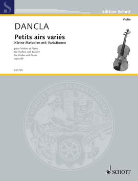 Dancla, Charles: Petits airs variés op. 89