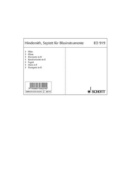 Hindemith, Paul: Wind Septet
