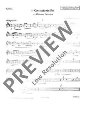 Castelnuovo-Tedesco, Mario: 1. Concerto in D op. 99
