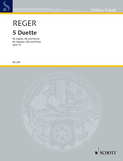 Reger, Max: 5 Duets op. 14