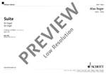 Reger, Max: Suite e minor op. 16 Product Image