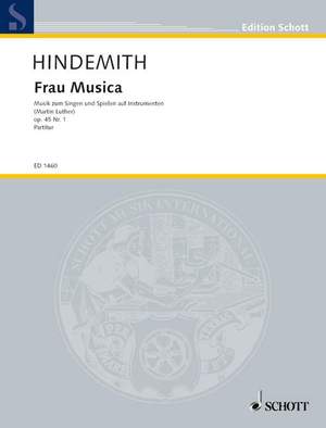 Hindemith, Paul: Frau Musica op. 45/1
