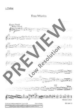 Hindemith, Paul: Frau Musica op. 45/1