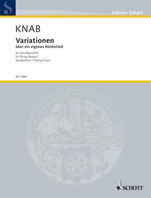 Knab, Armin: Variationen über ein eigenes Kinderlied