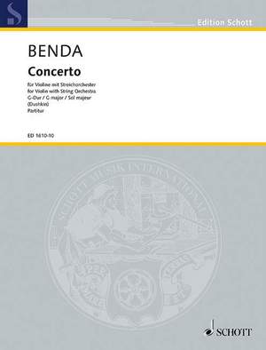 Benda, Johann: Concerto G Major