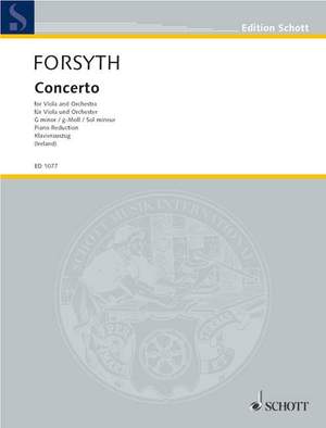 Forsyth, Cecil: Concerto G Minor