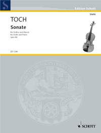 Toch, Ernst: Sonata op. 44
