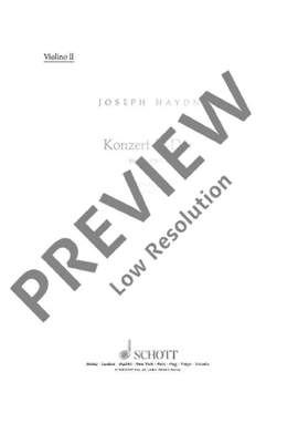 Haydn, Joseph: Concerto D Major Hob. VIIb:4