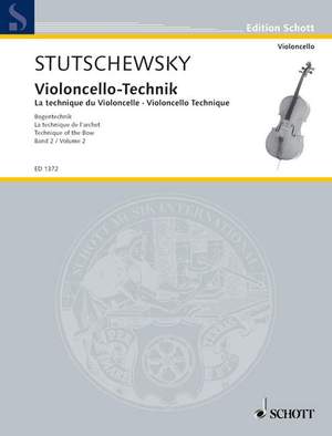 Stutschewsky, Joachim: Violoncello Technique