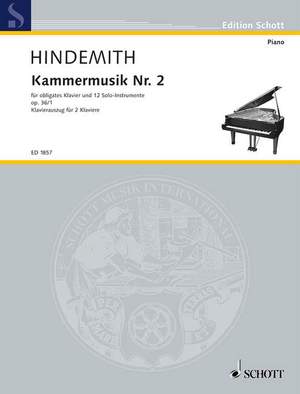 Hindemith, Paul: Chamber music No. 2 op. 36/1