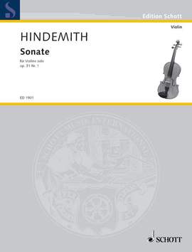 Hindemith: Violin Sonata op. 31/1
