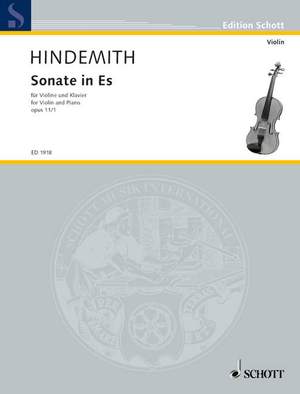 Hindemith, Paul: Sonata in Eb Major op. 11/1