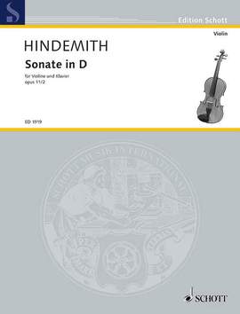 Hindemith: Violin Sonata in D Major op. 11/2