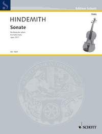 Hindemith, Paul: Viola Sonata op. 25/1