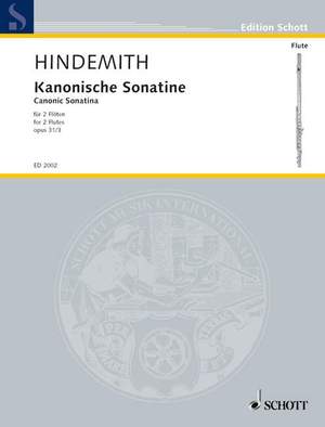 Hindemith, Paul: Canonic Sonatina op. 31/3