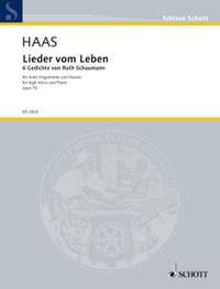 Haas, Joseph: Lieder vom Leben op. 76