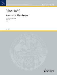 Brahms, Johannes: 4 ernste Gesänge op. 121
