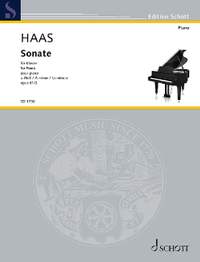 Haas, Joseph: Two Sonatas op. 61