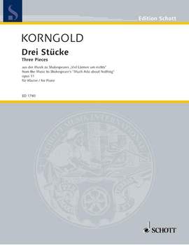 Korngold, Erich Wolfgang: Three Pieces op. 11