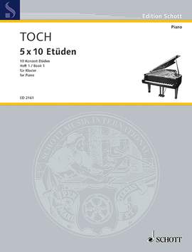 Toch, Ernst: 5 x 10 Etüden op. 55