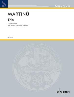Martinů, Bohuslav: Trio H 193