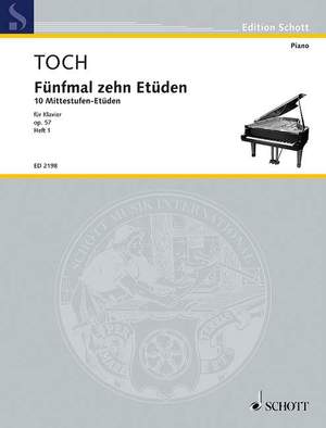 Toch, Ernst: Five Times Ten Etudes op. 57