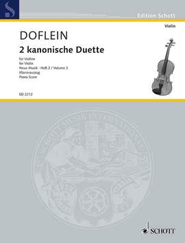 Hindemith, Paul: 2 kanonische Duette