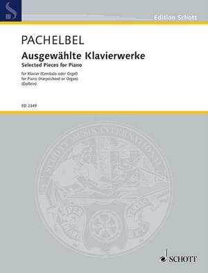 Pachelbel, Johann: Selected Piano works