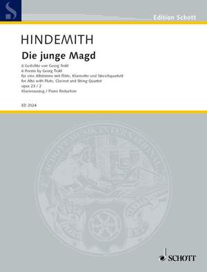 Hindemith, Paul: Die junge Magd op. 23/2