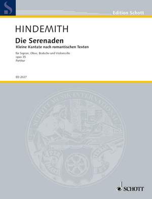 Hindemith, Paul: Die Serenaden op. 35