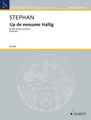 Stephan, Rudi: Up de eensome Hallig
