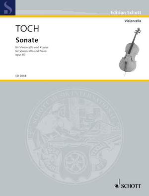 Toch, Ernst: Sonata op. 50