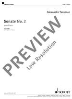 Tansman, Alexandre: Sonata No. 2 Product Image