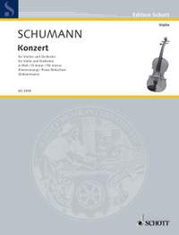 Schumann, Robert: Concerto D Minor