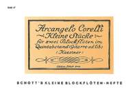 Corelli, Arcangelo: Little Pieces