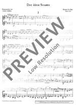 Leduc, Simon: 3 Easy Duets Product Image