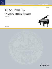 Hessenberg, Kurt: 7 little piano pieces op. 12