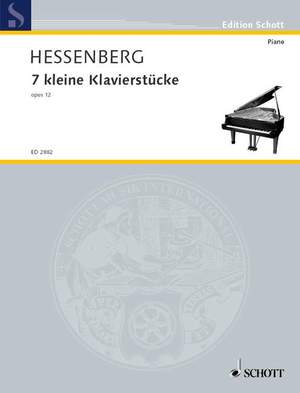 Hessenberg, Kurt: 7 little piano pieces op. 12