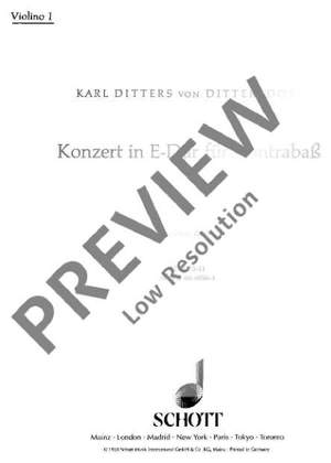Dittersdorf: Concerto E Major Krebs 172