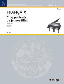 Françaix, Jean: Five portraits of young girls