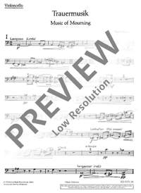 Hindemith, Paul: Trauermusik