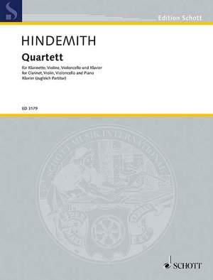 Hindemith, Paul: Quartet